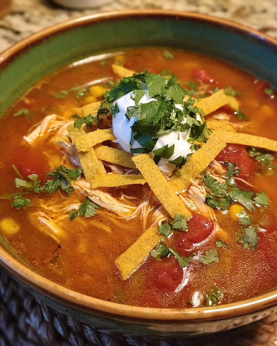 Easy Chicken Tortilla Soup