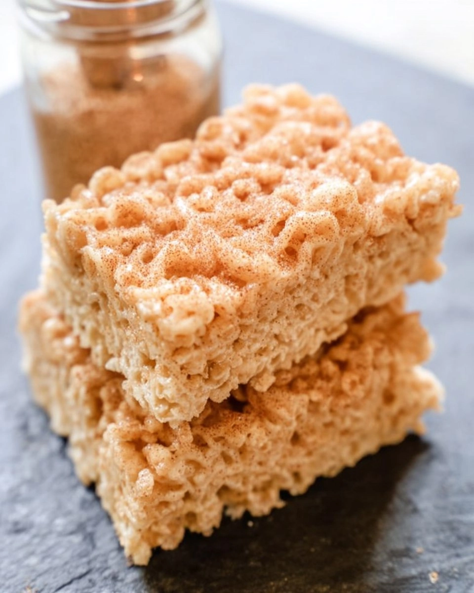Easy Churro Rice Krispie Treats with Cinnamon Sugar Crunch