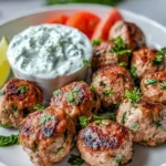Easy Greek Turkey Meatballs with Tzatziki 123 Easy-Greek-Turkey-Meatballs-with-Tzatziki-Recipe