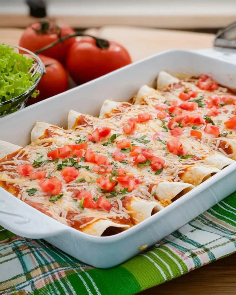Easy-Healthy-Chicken-Enchiladas-Recipe