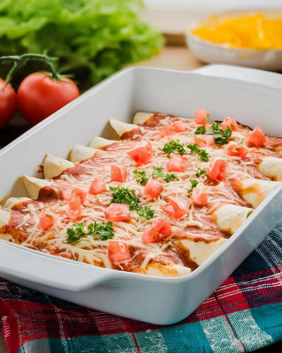 Easy Healthy Chicken Enchiladas