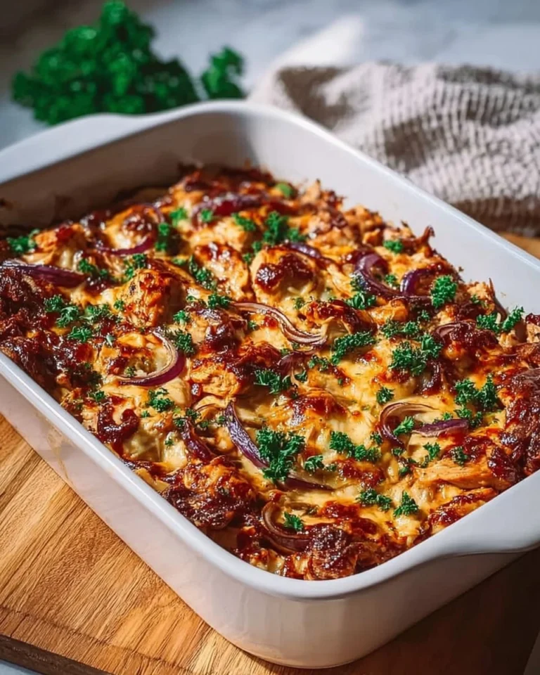 Easy-Keto-BBQ-Chicken-Casserole-Recipe