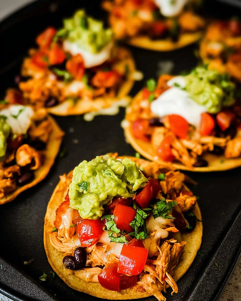 Easy Rotisserie Chicken Tostadas