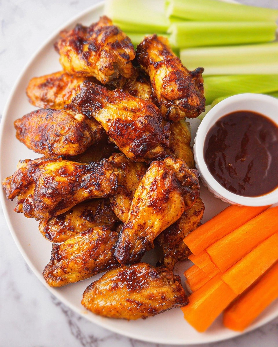 Healthy BBQ Chicken Wings