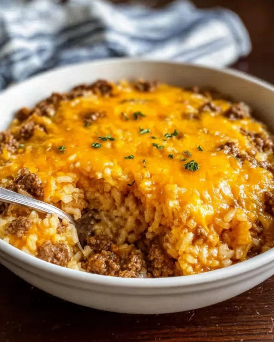 Healthy Cheesy Ground Beef Rice Casserole 101 Healthy Cheesy Ground Beef Rice Casserole