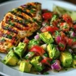 Healthy-Cilantro-Lime-Chicken-with-Avocado-Salsa-Recipe