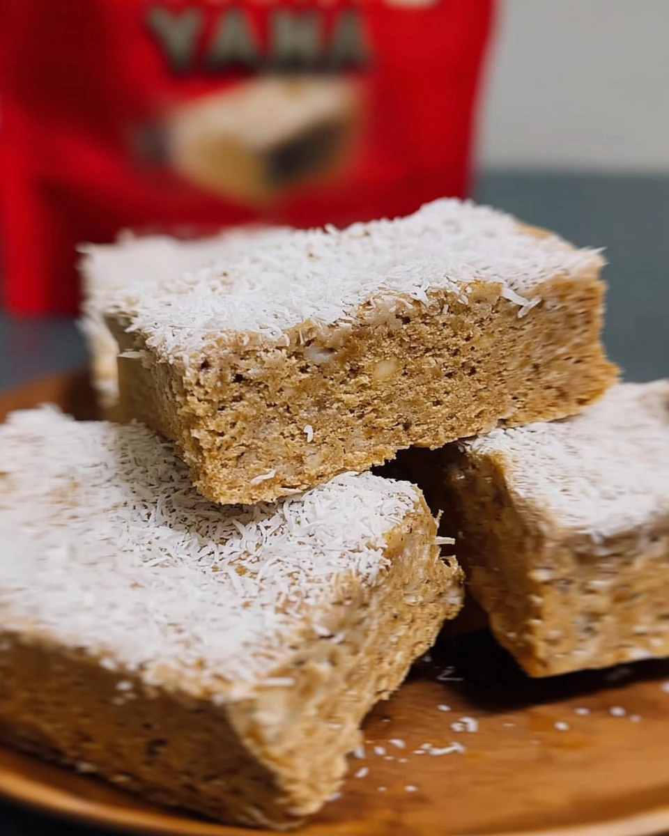 Healthy Coconut Vanilla Protein Bars