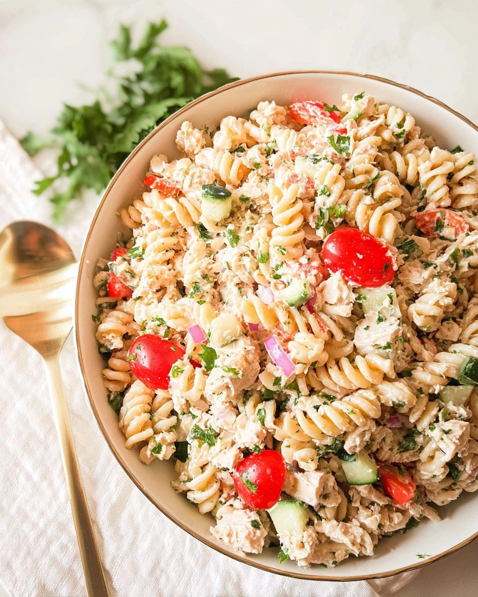 Healthy Tuna Pasta Salad