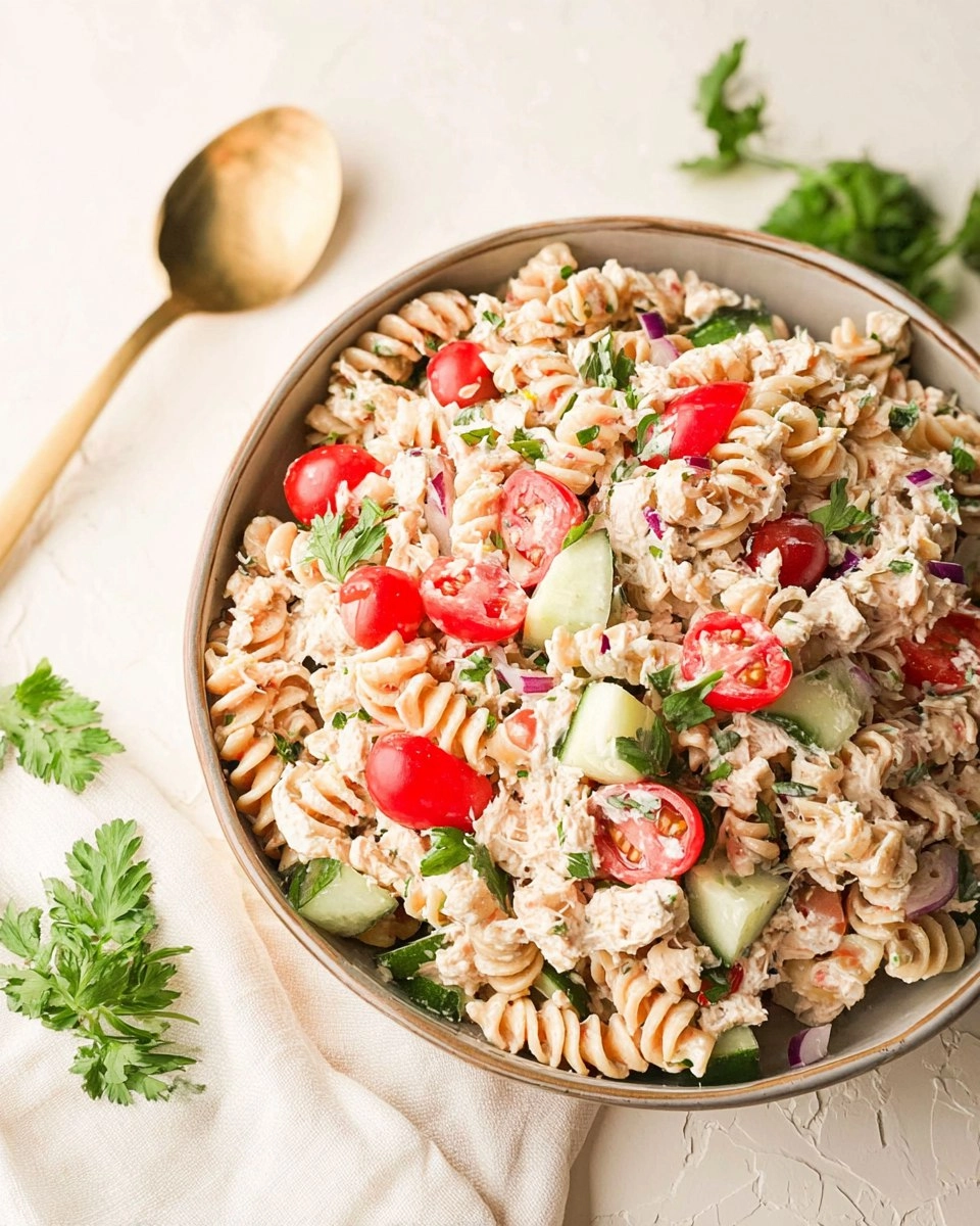 Healthy Tuna Pasta Salad