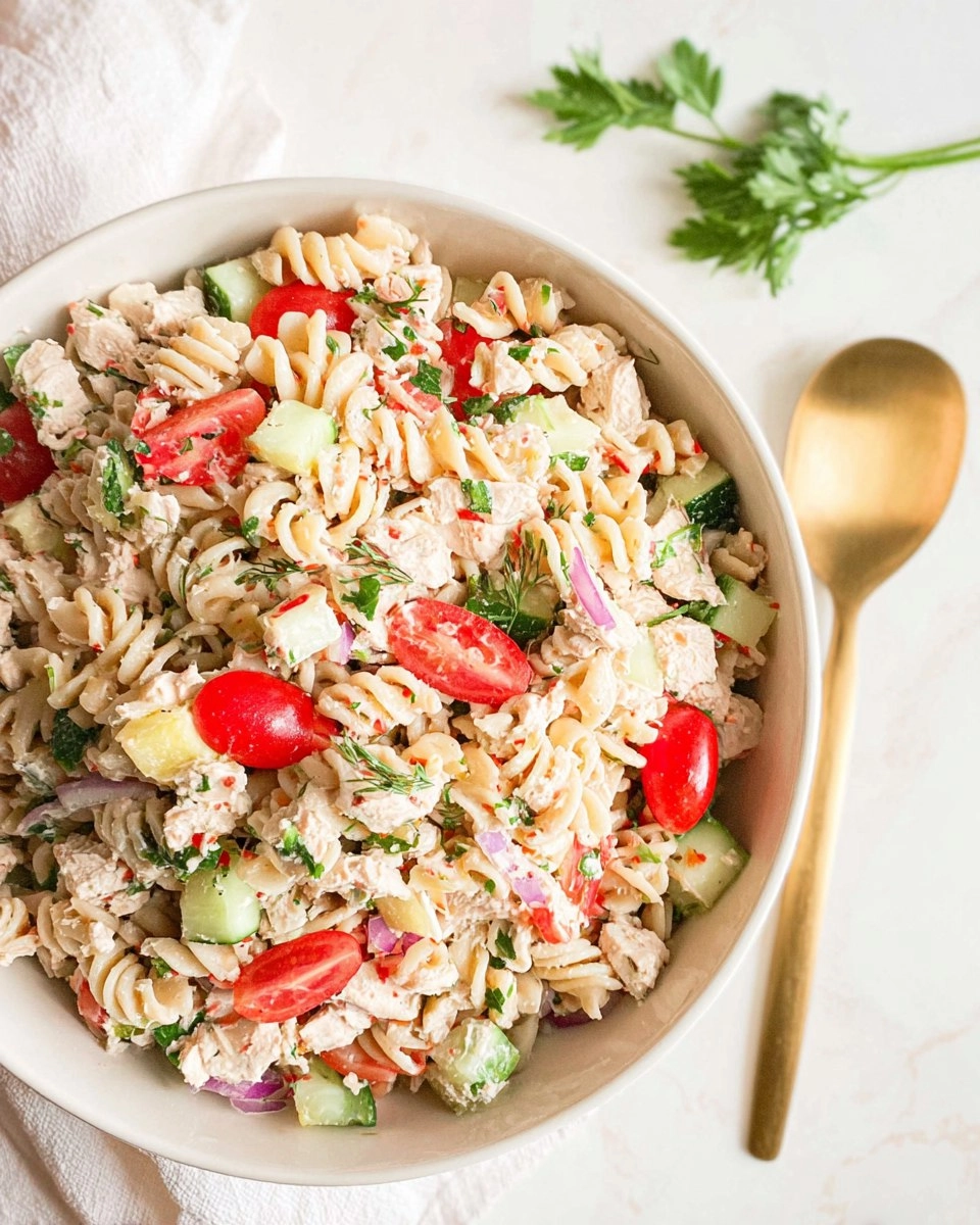 Healthy Tuna Pasta Salad