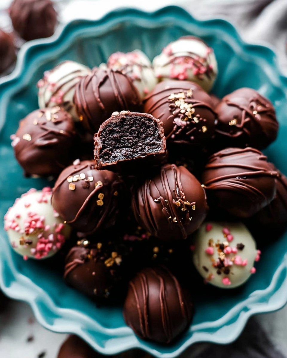 Oreo Balls for Valentine's Day 72 Oreo Balls for Valentine's Day