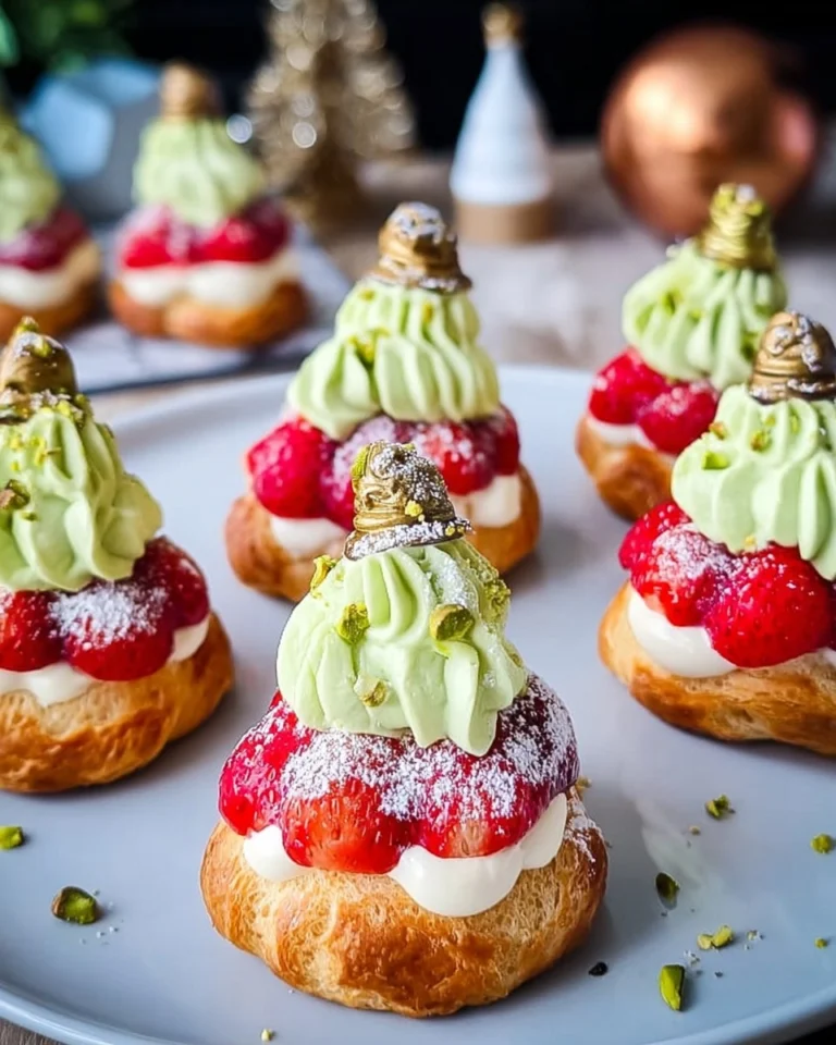 Irresistible-Christmas-Puffs-with-Creamy-Pistachio-Delight-Recipe