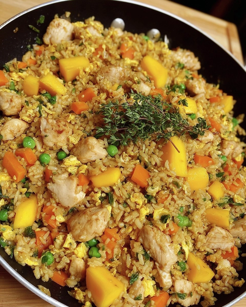 Mango Chicken Fried Rice 120 Mango Chicken Fried Rice