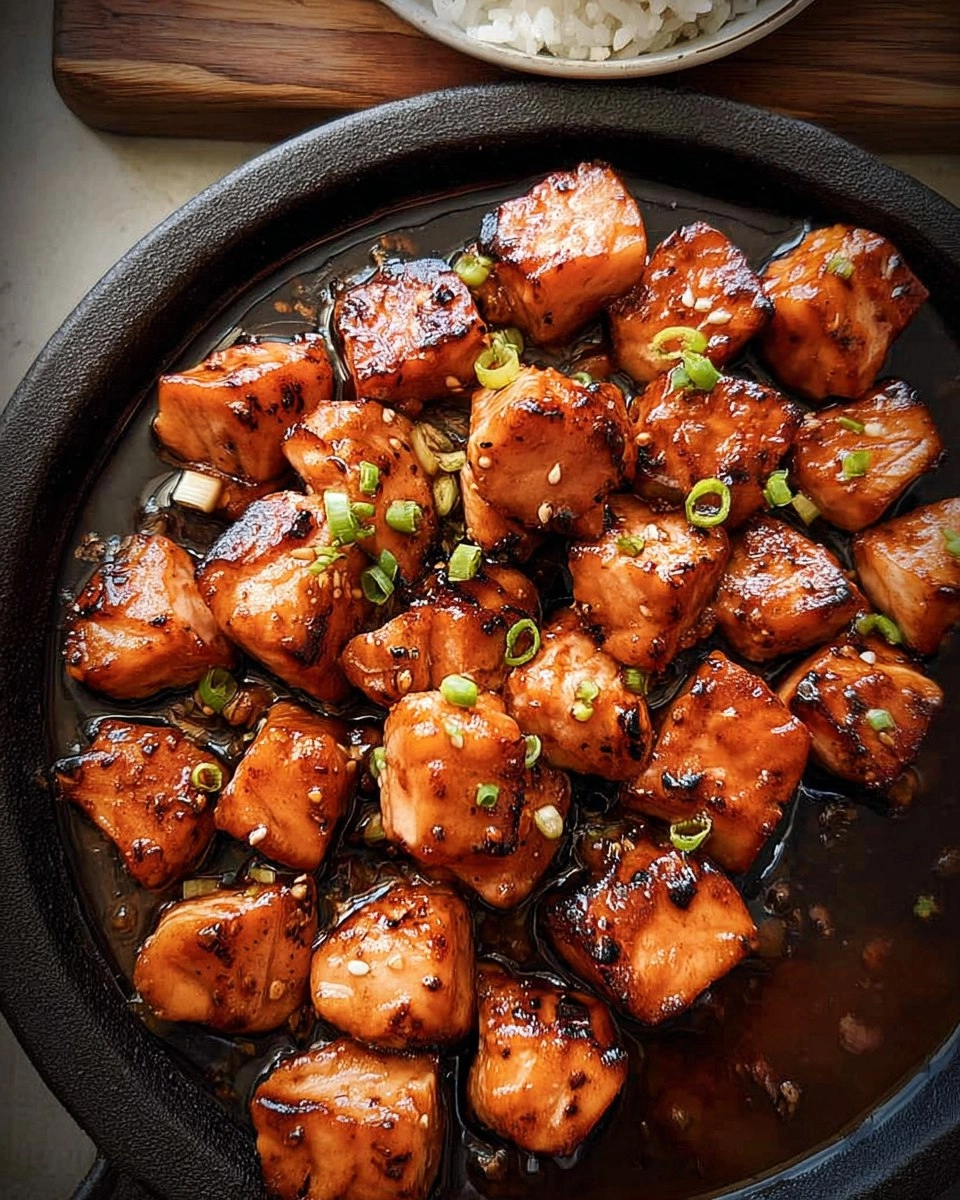 Maple Glazed Salmon Bites 121 Maple Glazed Salmon Bites