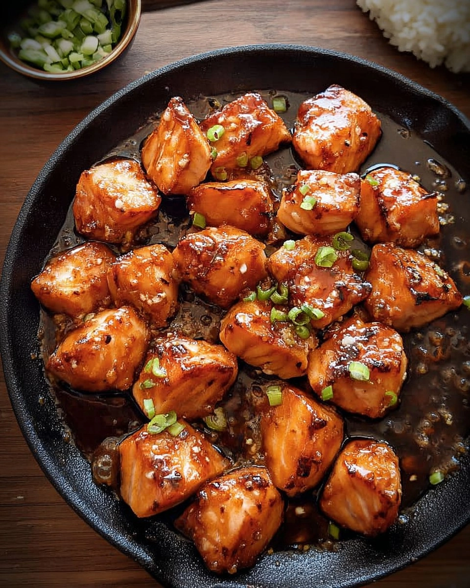 Maple Glazed Salmon Bites 122 Maple Glazed Salmon Bites