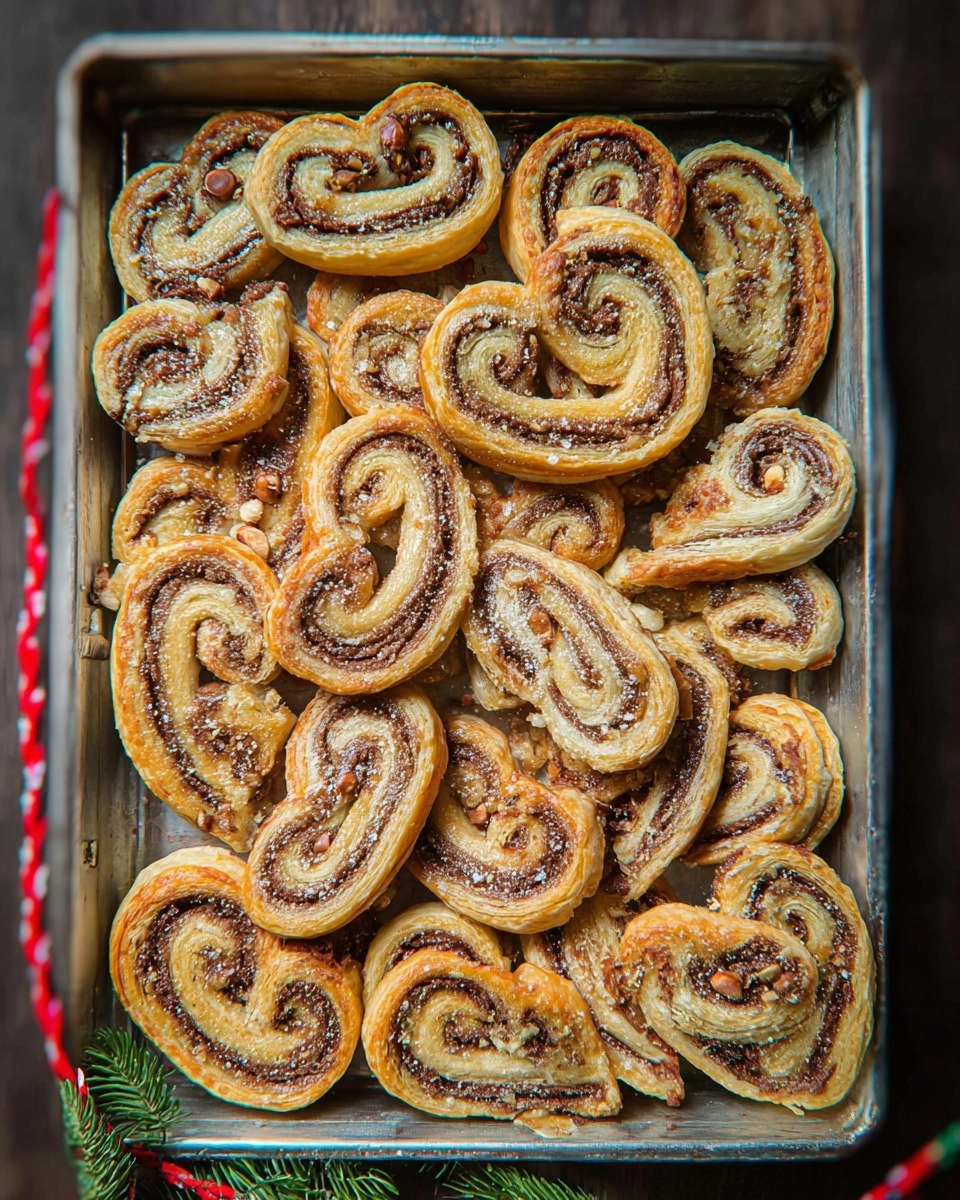 Nutella and Hazelnut Palmiers