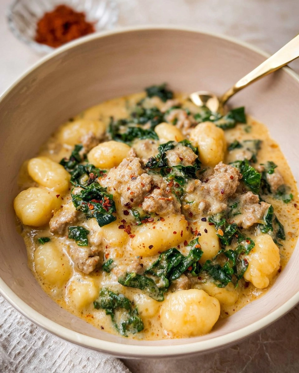 One Pot Gnocchi with Sausage and Kale 102 One Pot Gnocchi with Sausage and Kale