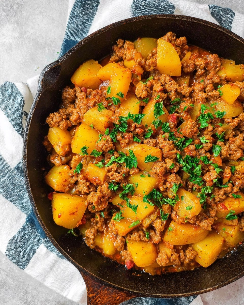 One Pot Ground Beef and Potatoes 111 One Pot Ground Beef and Potatoes