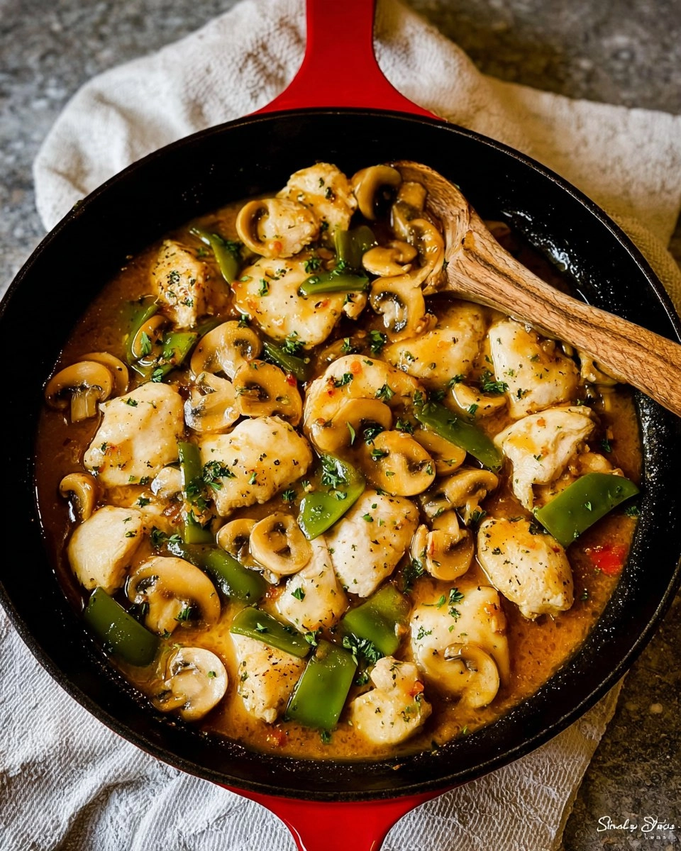 Onion Soup Gravy Chicken Skillet