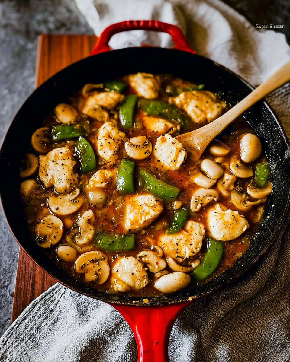 Onion Soup Gravy Chicken Skillet