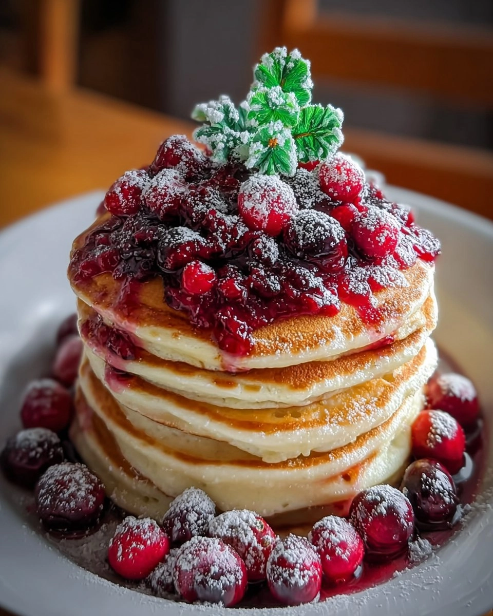 Pancake Stack Berry Holly