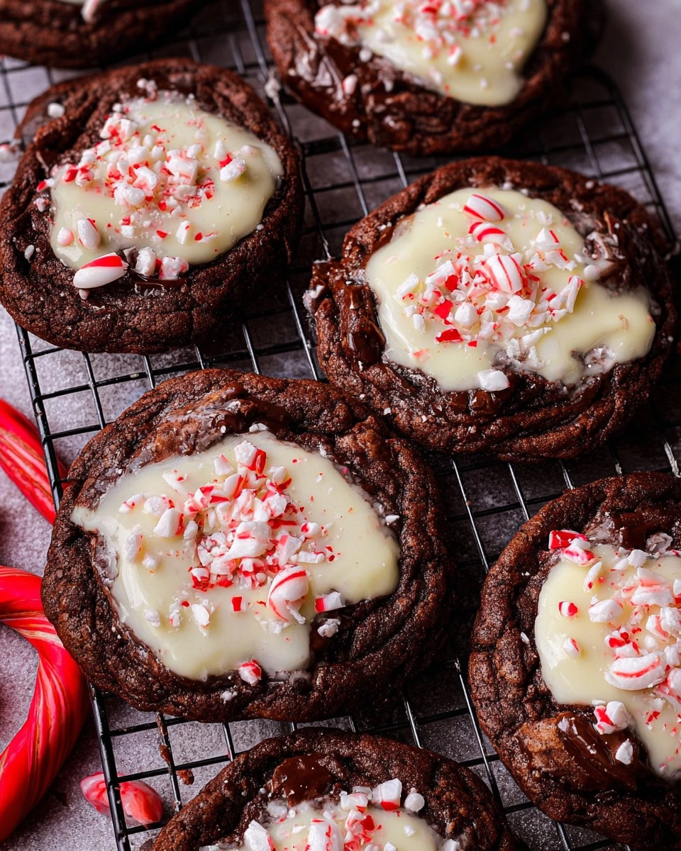 Peppermint Bark Cookies