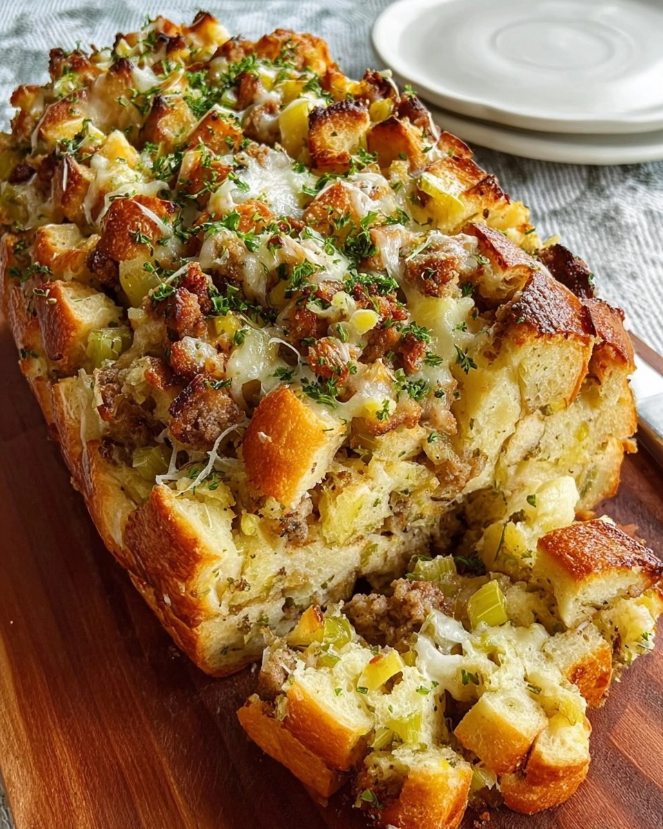 Pull-Apart Stuffing Bread