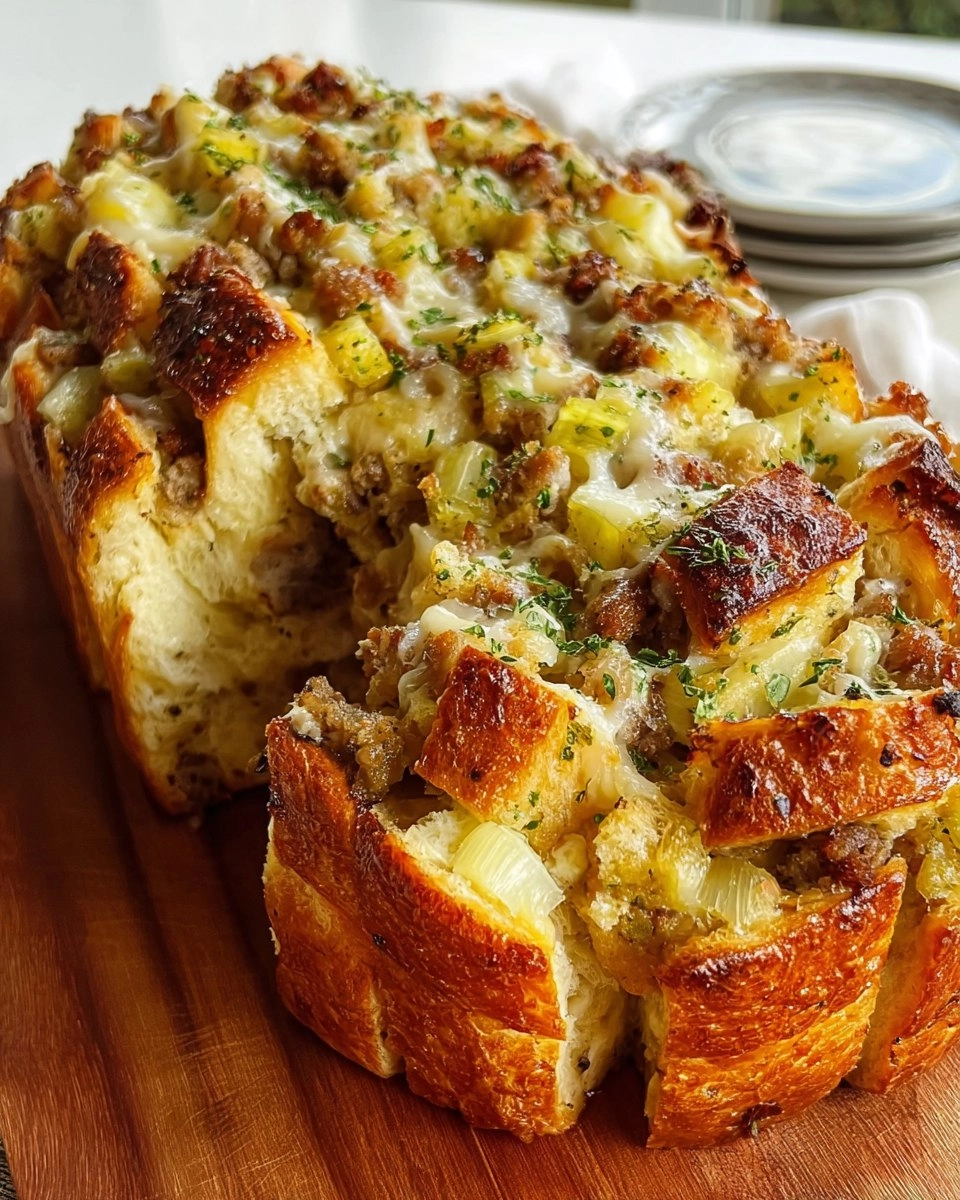 Pull-Apart Stuffing Bread