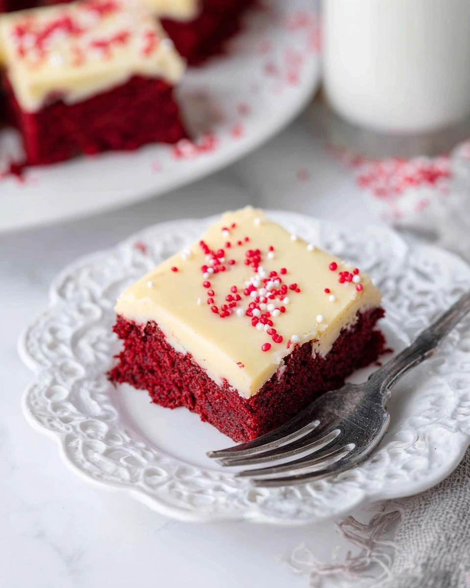 Red Velvet Cookie Bars
