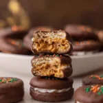 Ritz-Peanut-Butter-Cookies-Easy-No-Bake-Chocolate-Sandwiches-Recipe