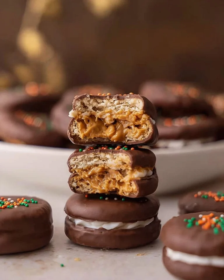 Ritz-Peanut-Butter-Cookies-Easy-No-Bake-Chocolate-Sandwiches-Recipe