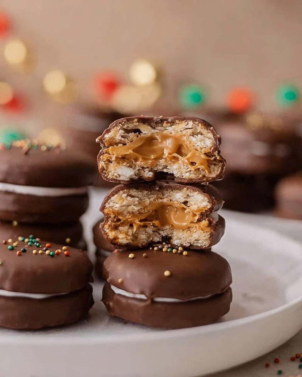 Ritz Peanut Butter Cookies (Easy No-Bake Chocolate Sandwiches)