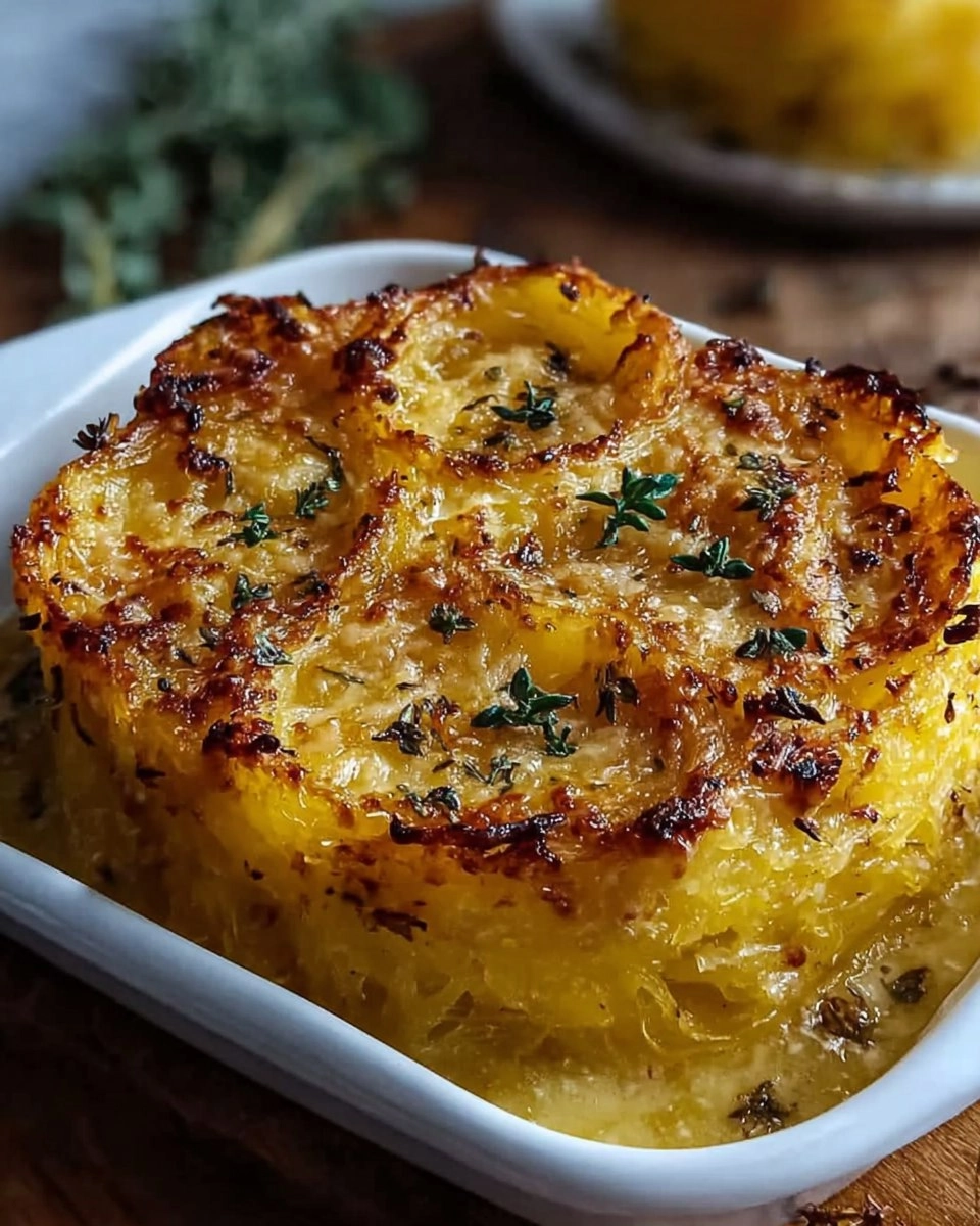 Spaghetti Squash Au Gratin