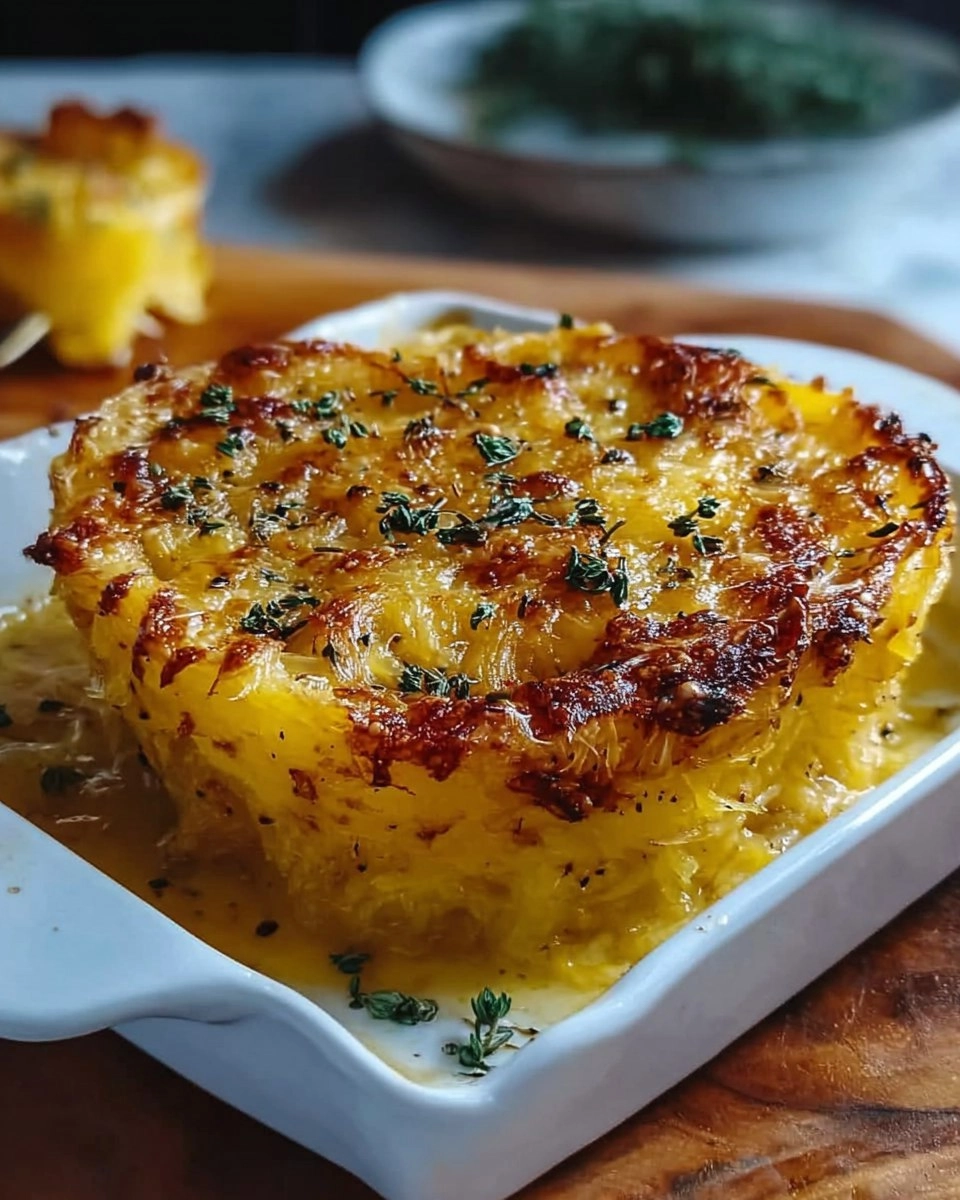 Spaghetti Squash Au Gratin