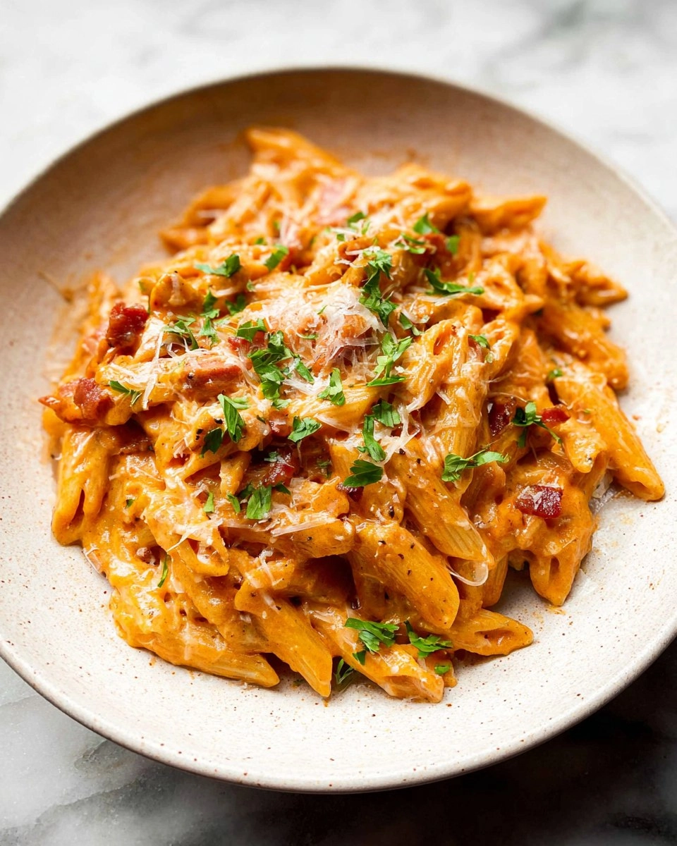 Spicy Bacon Tomato Pasta