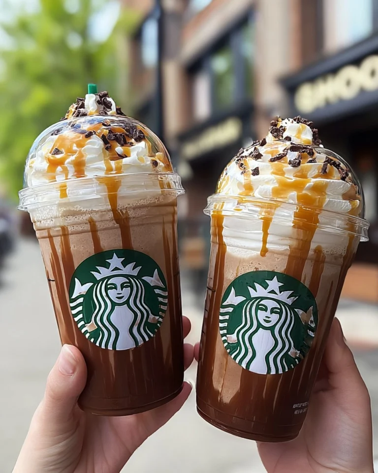 Starbucks-style-Salted-Caramel-Mocha-Frappuccinos-Recipe