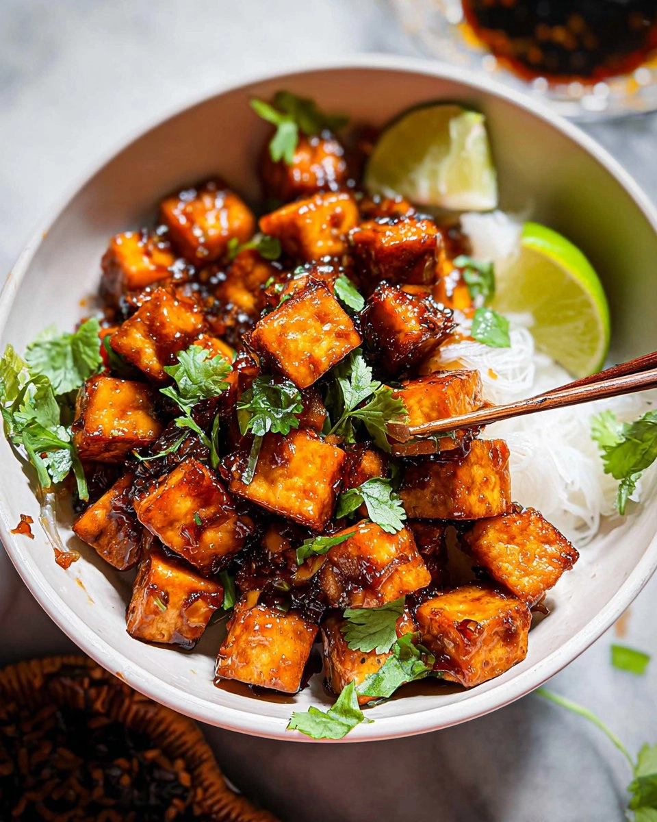 Sticky Panfried Garlic Lime Tofu 115 Sticky Panfried Garlic Lime Tofu