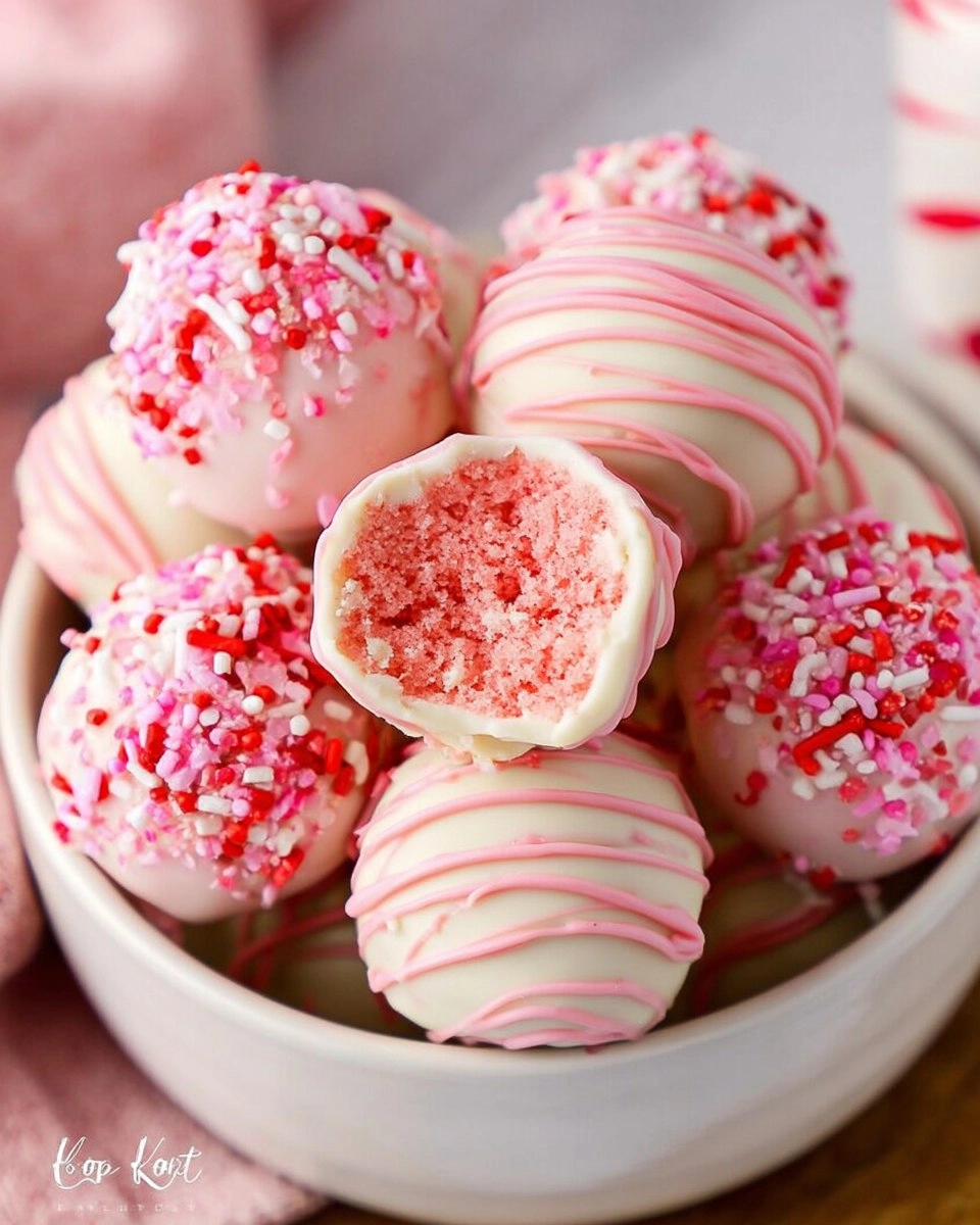 Strawberry Cake Truffles 96 Strawberry Cake Truffles