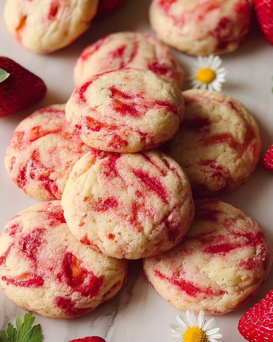 Strawberry Cheesecake Cookies