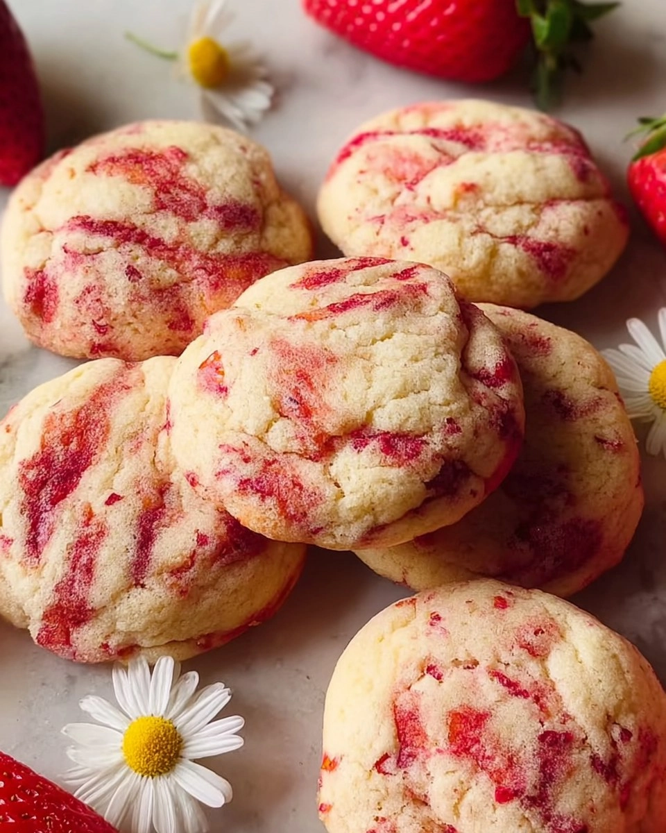 Strawberry Cheesecake Cookies
