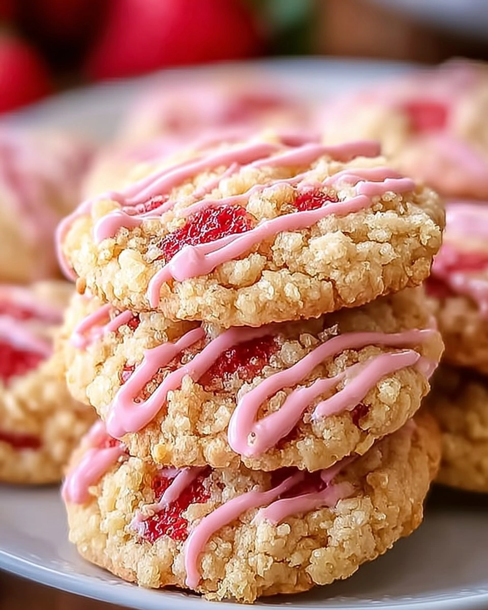 Strawberry Crunch Cookies