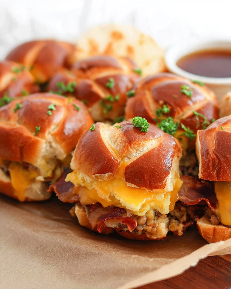 Valentine Breakfast Sliders