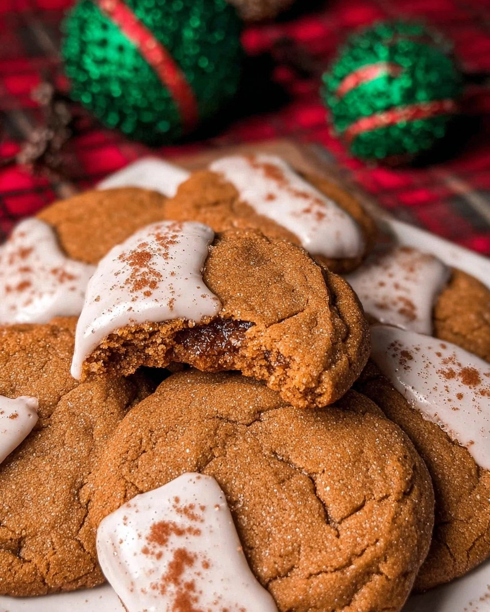 Valentine Chewy Ginger Cookies
