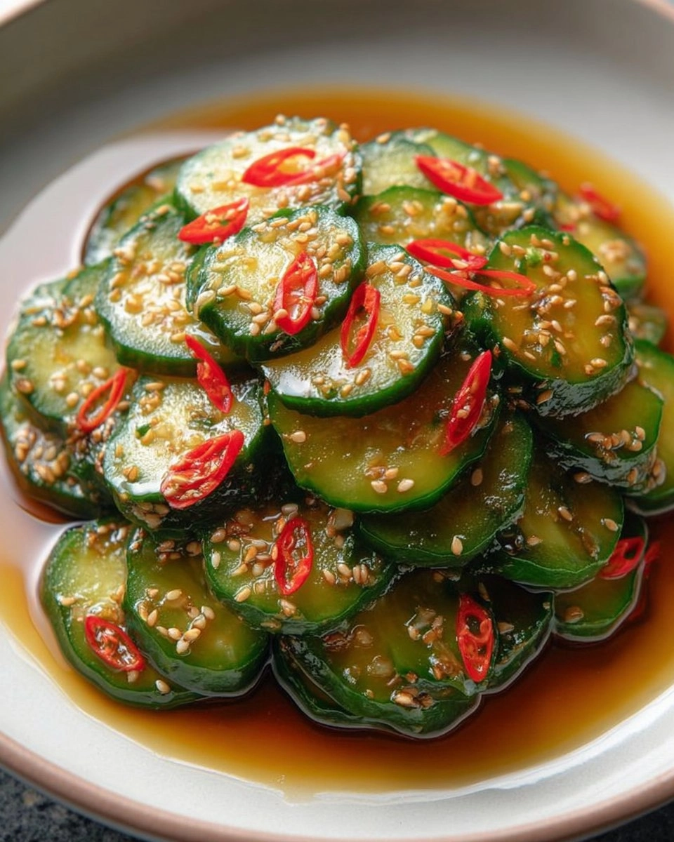 Valentine Easy Spicy Cucumber Salad (Din Tai Fung Copycat)