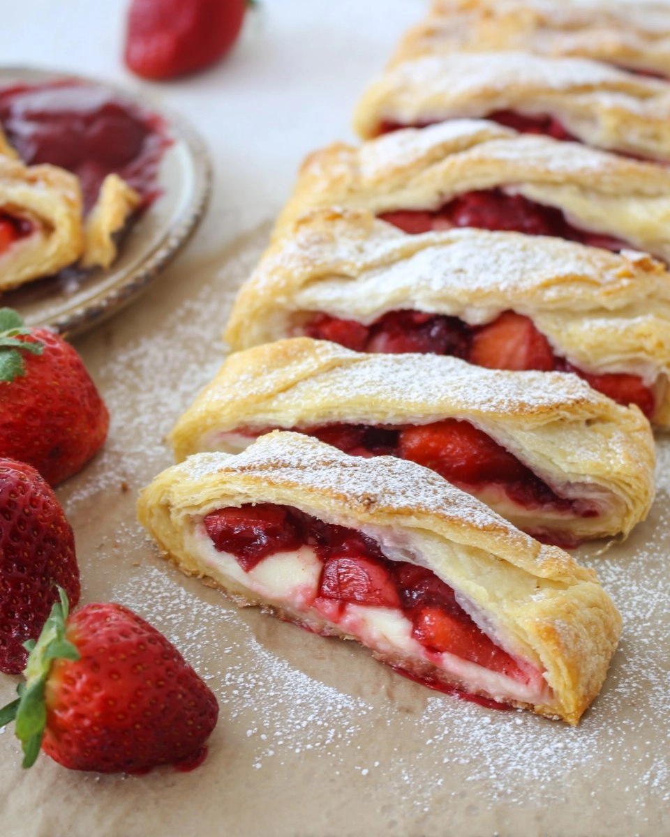 Valentine Easy Strawberry Cream Cheese Strudel 96 Valentine Easy Strawberry Cream Cheese Strudel