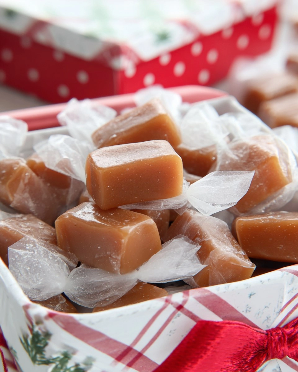 Valentine Homemade Caramels