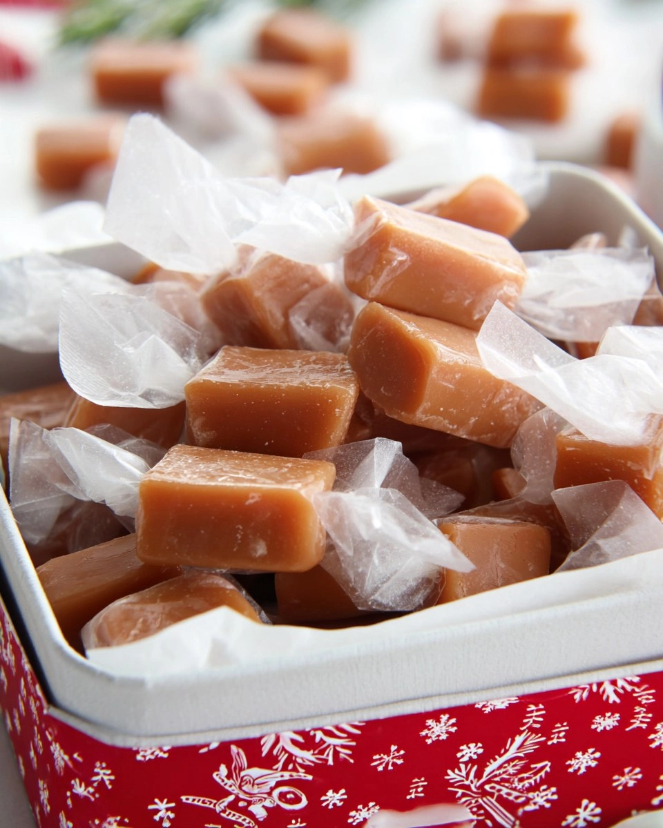 Valentine Homemade Caramels