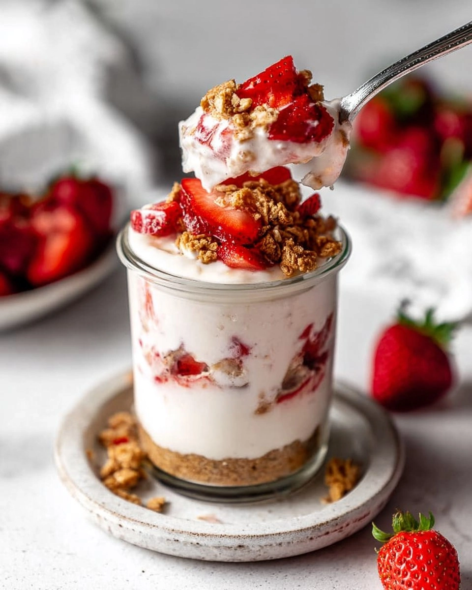 Valentine Strawberry Cheesecake Overnight Oats 91 Valentine Strawberry Cheesecake Overnight Oats
