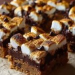 ValentineSmores Gingerbread Cookie Bars 113 ValentineSmores-Gingerbread-Cookie-Bars-Recipe