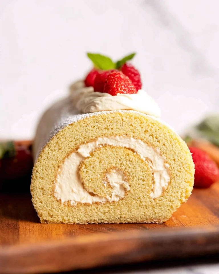 Vanilla-Swiss-Roll-Cake-Recipe